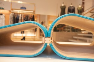 Inside Louis Vuitton's Miami Design District store.