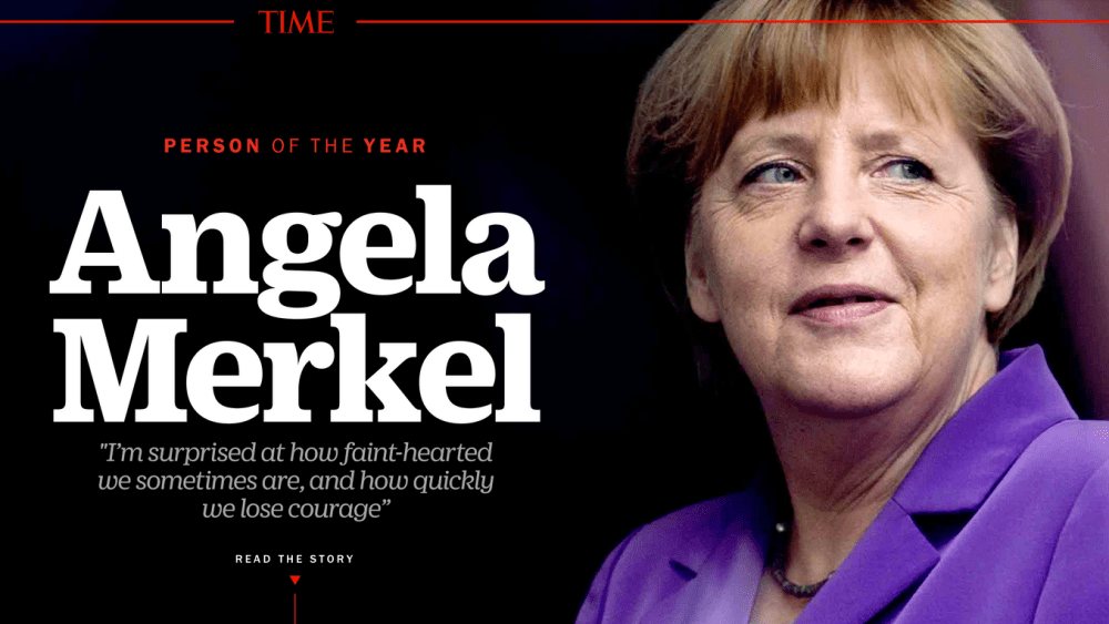 Angela Merkel is Time's Person of the Year