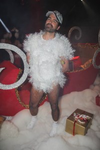 Brian Atwood sgura christmas party