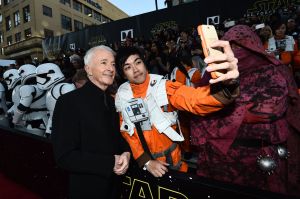 Anthony Daniels Star Wars 7 Premiere