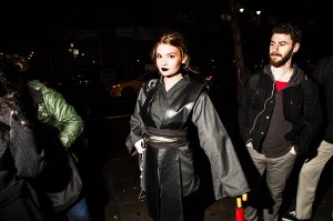 Street Style at Star Wars Opening Night in New York City.