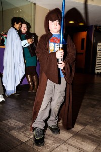 Street Style at Star Wars Opening Night in New York City.