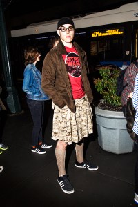Street Style at Star Wars Opening Night in New York City.