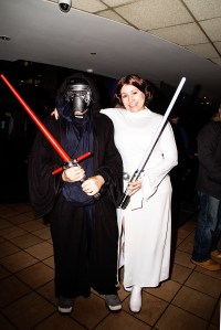 Street Style at Star Wars Opening Night in New York City.
