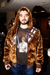 Street Style at Star Wars Opening Night in New York City.