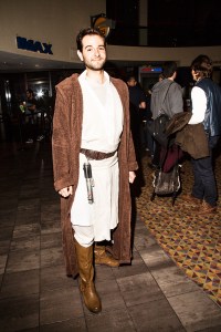 Street Style at Star Wars Opening Night in New York City.