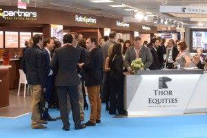 The Thor Equities stand at the MAPIC fair