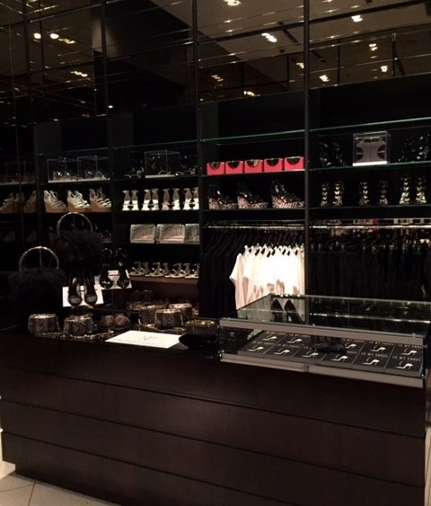 Tamara Mellon's pop-up shop in Miami.