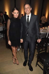 Alexi Ashe and Seth Meyers