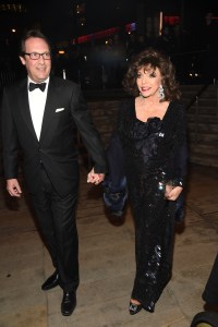 Percy Gibson and Joan Collins