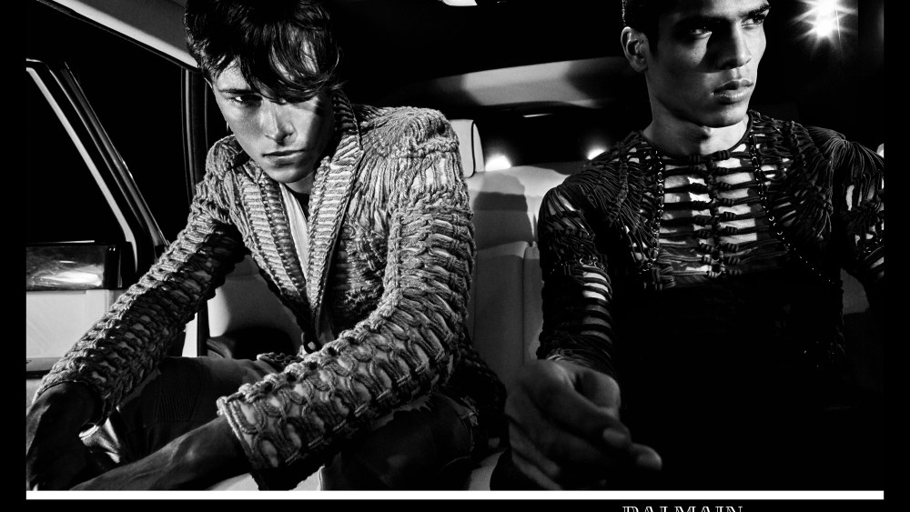 Balmain men's spring-summer 2016 campaign