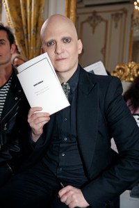 Ali Mahdavi front row alexis mabille couture spring 2016