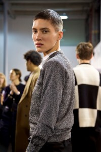 Backstage at AMI Alexandre Mattiussi Men's Fall 2016