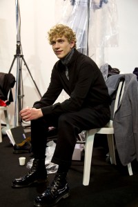 Backstage at AMI Alexandre Mattiussi Men's Fall 2016
