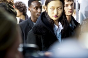 Backstage at AMI Alexandre Mattiussi Men's Fall 2016