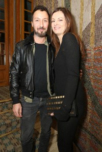 Anthony Vaccarello and Claire Thomson Jonville