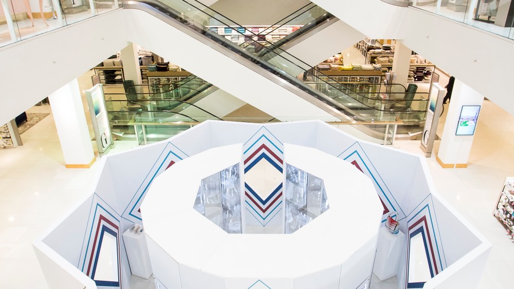 Anya Hindmarch installation Peter Jones