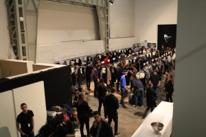 Backstage at Fendi Men's Fall 2016