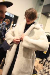 Backstage at Fendi Men's Fall 2016