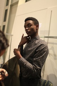 Backstage at Fendi Men's Fall 2016