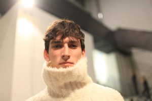 Backstage at Fendi Men's Fall 2016