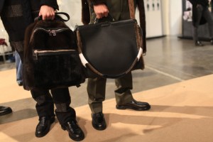 Backstage at Fendi Men's Fall 2016