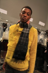 Backstage at Fendi Men's Fall 2016