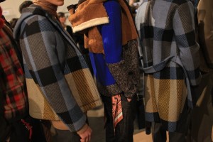 Backstage at Fendi Men's Fall 2016