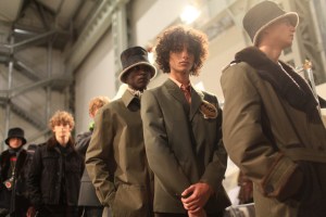 Backstage at Fendi Men's Fall 2016