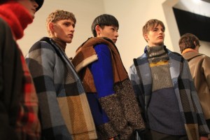 Backstage at Fendi Men's Fall 2016