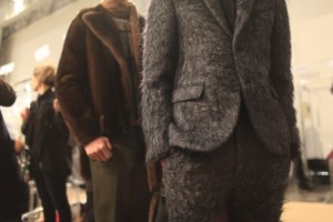 Backstage at Fendi Men's Fall 2016
