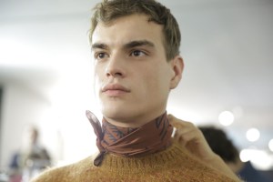 Backstage at Berluti Men's Fall 2016