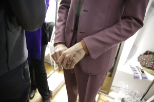 Backstage at Berluti Men's Fall 2016