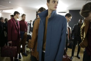 Backstage at Berluti Men's Fall 2016