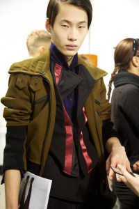 Backstage at Ann Demeulemeester Men's RTW Fall 2016