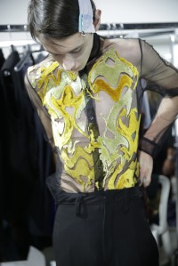 Backstage at Ann Demeulemeester Men's RTW Fall 2016