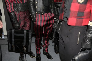 Backstage at Balmain Men's RTW Fall 2016