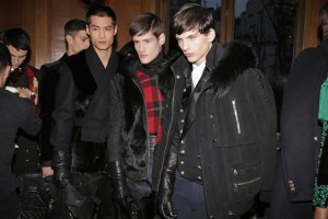 Backstage at Balmain Men's RTW Fall 2016