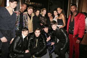 Backstage at Balmain Men's RTW Fall 2016