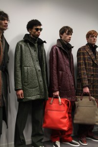 Backstage at Bottega Veneta Men's Fall 2016