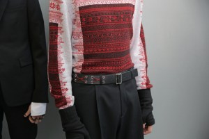 Backstage at Dior Homme men's RTW Fall 20