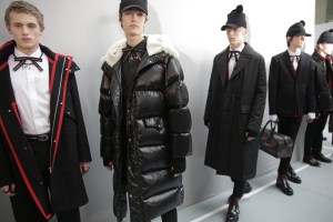 Backstage at Dior Homme men's RTW Fall 20