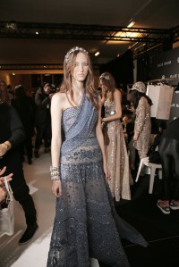 Backstage at Elie Saab Couture Spring 2016