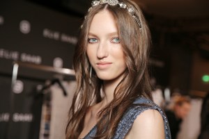 Backstage at Elie Saab Couture Spring 2016