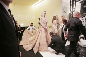 Backstage at Elie Saab Couture Spring 2016