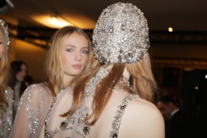 Backstage at Elie Saab Couture Spring 2016