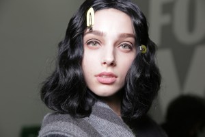 Backstage at Giorgio Armani Privé Couture Spring 2016