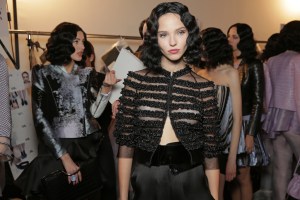 Backstage at Giorgio Armani Privé Couture Spring 2016