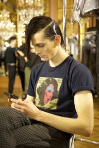 Backstage at Haider Ackermann Men's RTW Fall 2016