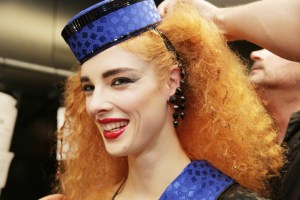 Backstage at Jean Paul Gaultier Couture Spring 2016
